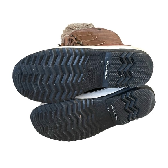 SOREL Women’s Joan of Arctic Leather Waterproof Winter Snow Boot Brown 9 - Picture 11 of 12